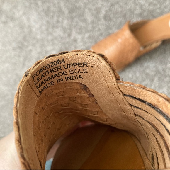 Brown Woven Slide Sandals - Picture 5 of 5